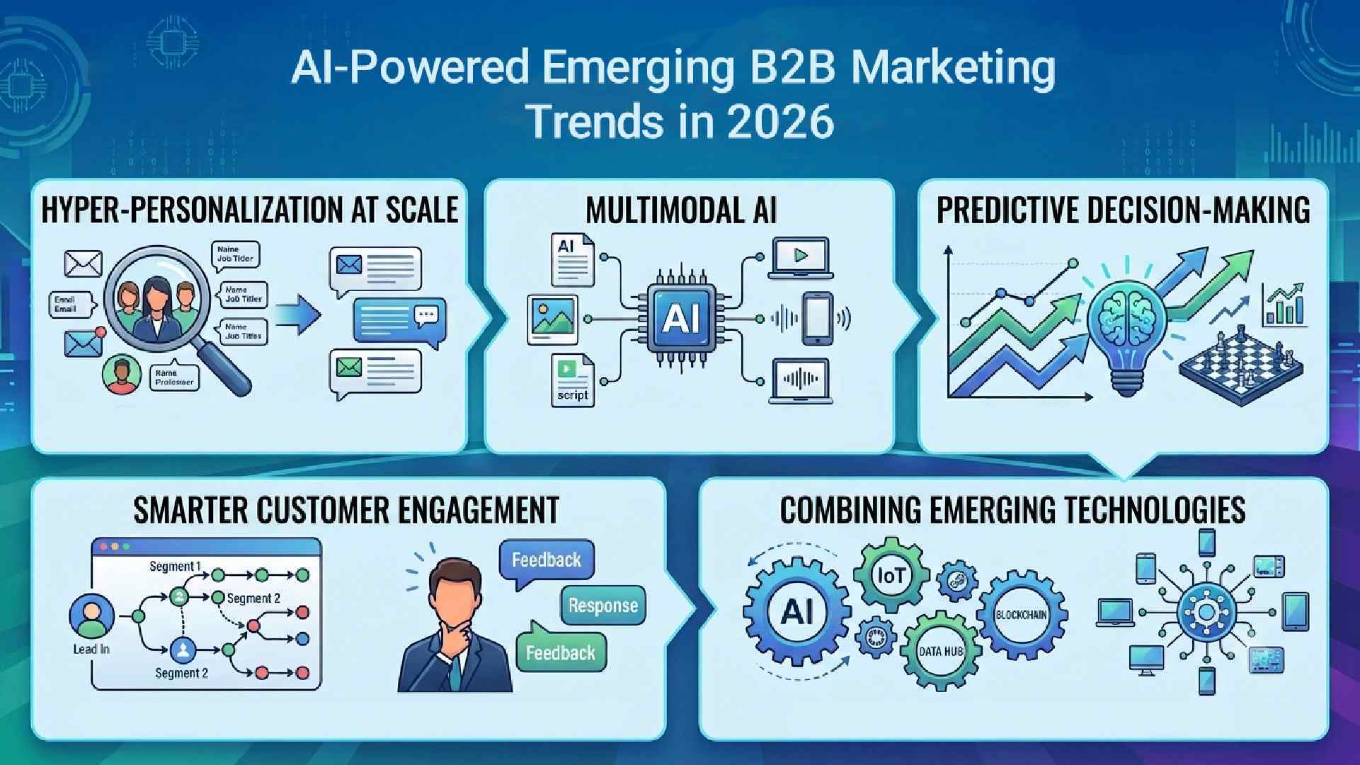 AI-powered B2B marketing trends in 2026 for smarter automation, personalization, and customer engagement by Amit Jadhav