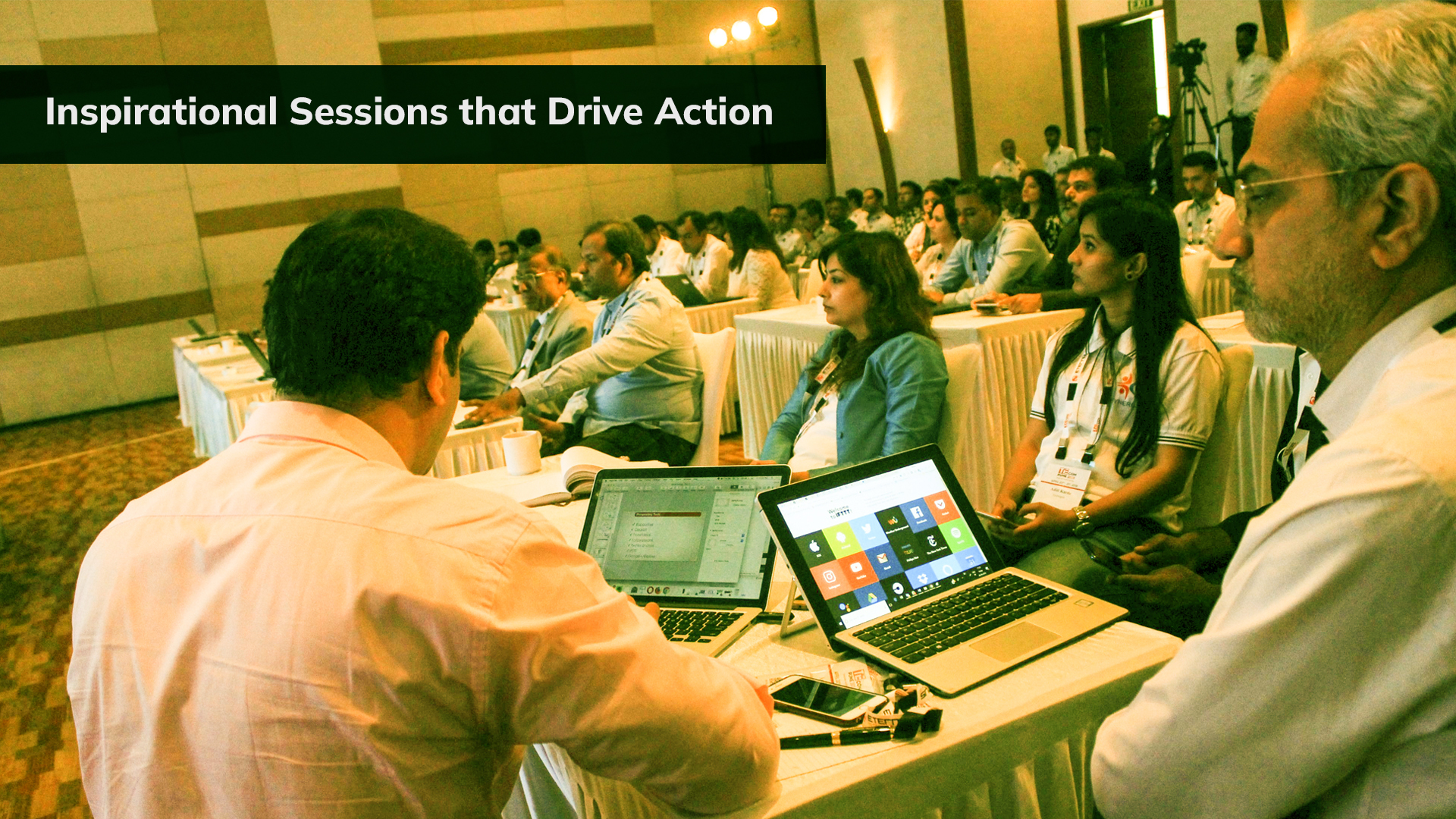 Inspirational sessions that spark action