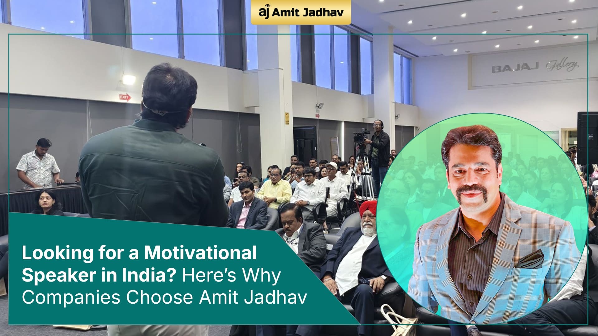 Motivational speaker in India Amit Jadhav inspiring corporate teams and leaders