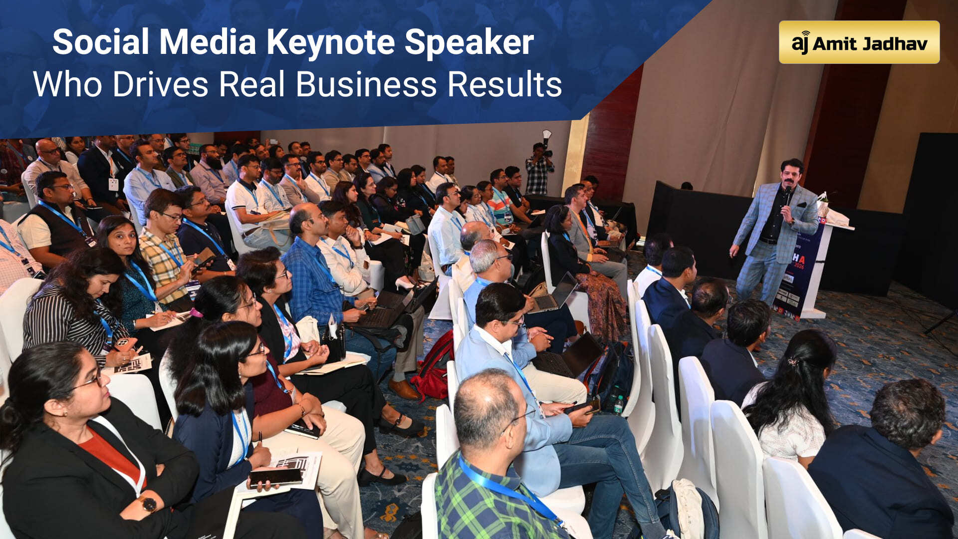 Social media keynote speaker driving real business results Amit Jadhav