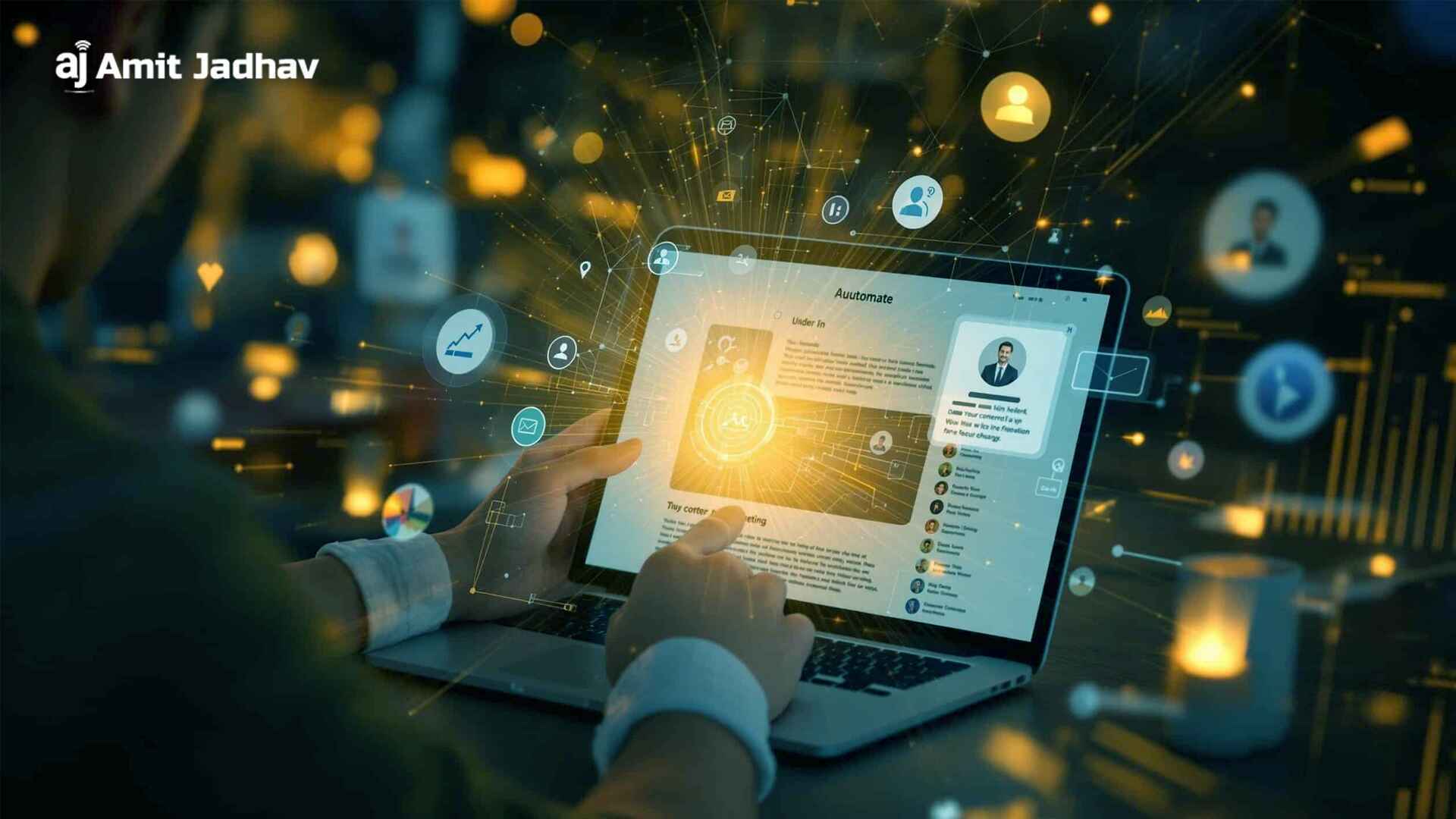 Why content marketing automation is the future of digital growth — infographic illustration